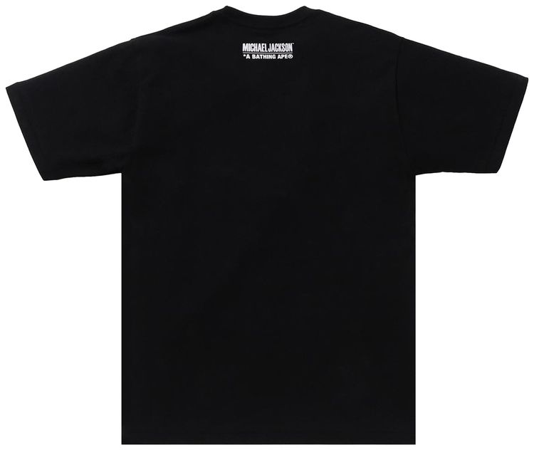 BAPE x Michael Jackson Tee Black
