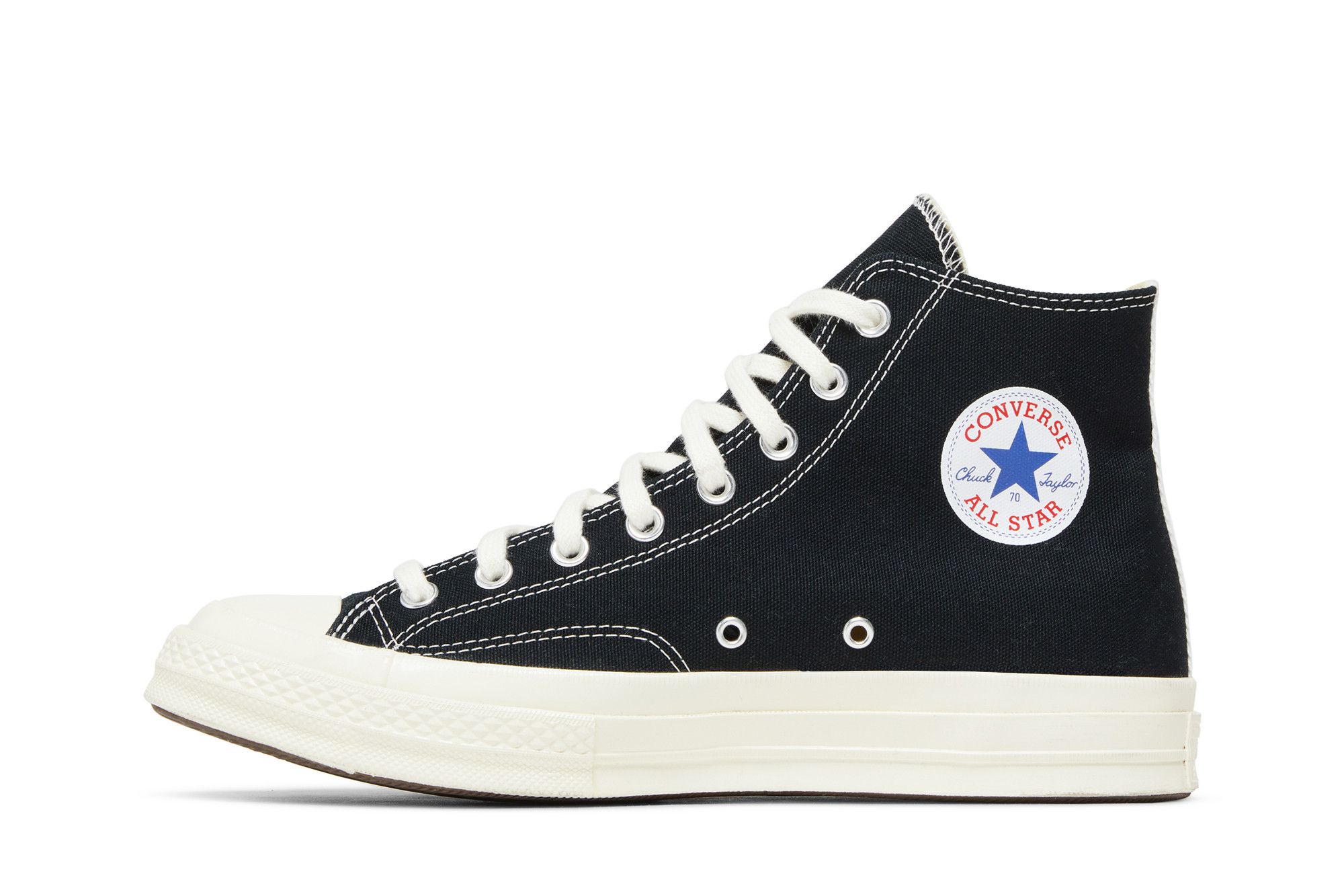 Buy Comme des Garcons Play x Chuck 70 High Black 2015 150204C GOAT