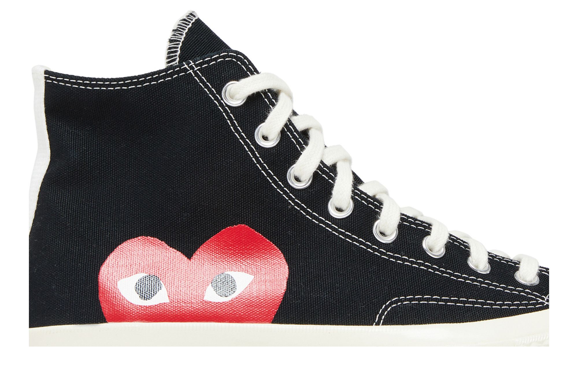 Converse comme des garçons play noir clearance