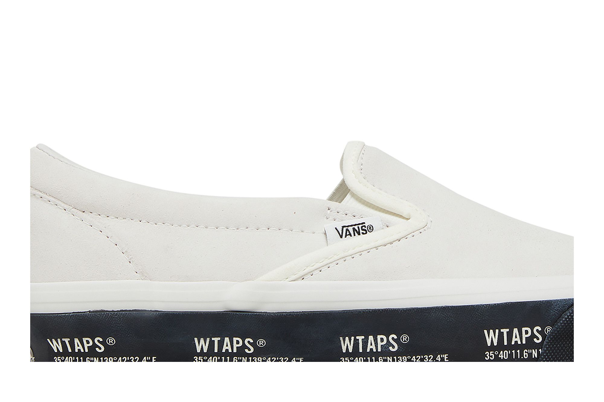 【WTAPS x Vans】◆OG Classic Slip-On LX◆VN0A45JK20F1◆ Buy WTAPS x Classic Slip-On LX 'White Black' - VN0A45JK20F