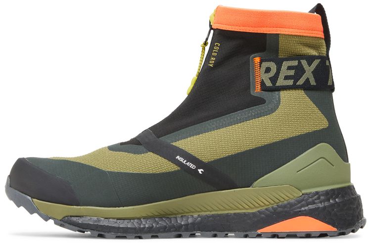 Adidas Terrex Free Hiker ColdRDY Focus Olive Impact Orange