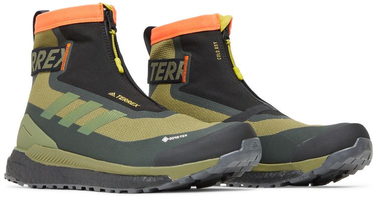 Adidas Terrex Free Hiker ColdRDY Focus Olive Impact Orange