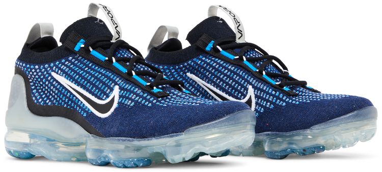 Nike Air VaporMax 2021 Flyknit GS Navy Photo Blue