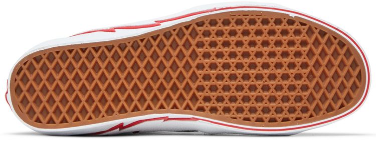 Vans Sk8 Hi Bolt   Black Racing Red