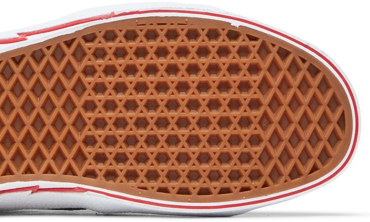 Vans Sk8 Hi Bolt   Black Racing Red