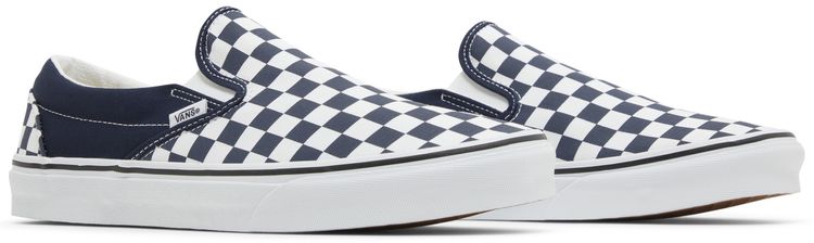 Vans Classic Slip On Checkerboard   Parisian Night