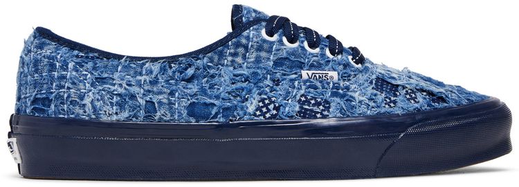 FDMTL x Vans OG Authentic LX Distressed Indigo