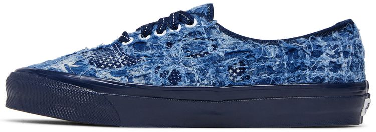 FDMTL x Vans OG Authentic LX Distressed Indigo
