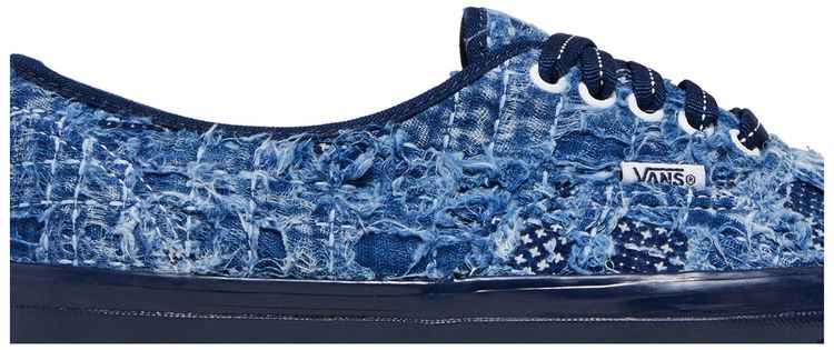 FDMTL x Vans OG Authentic LX Distressed Indigo