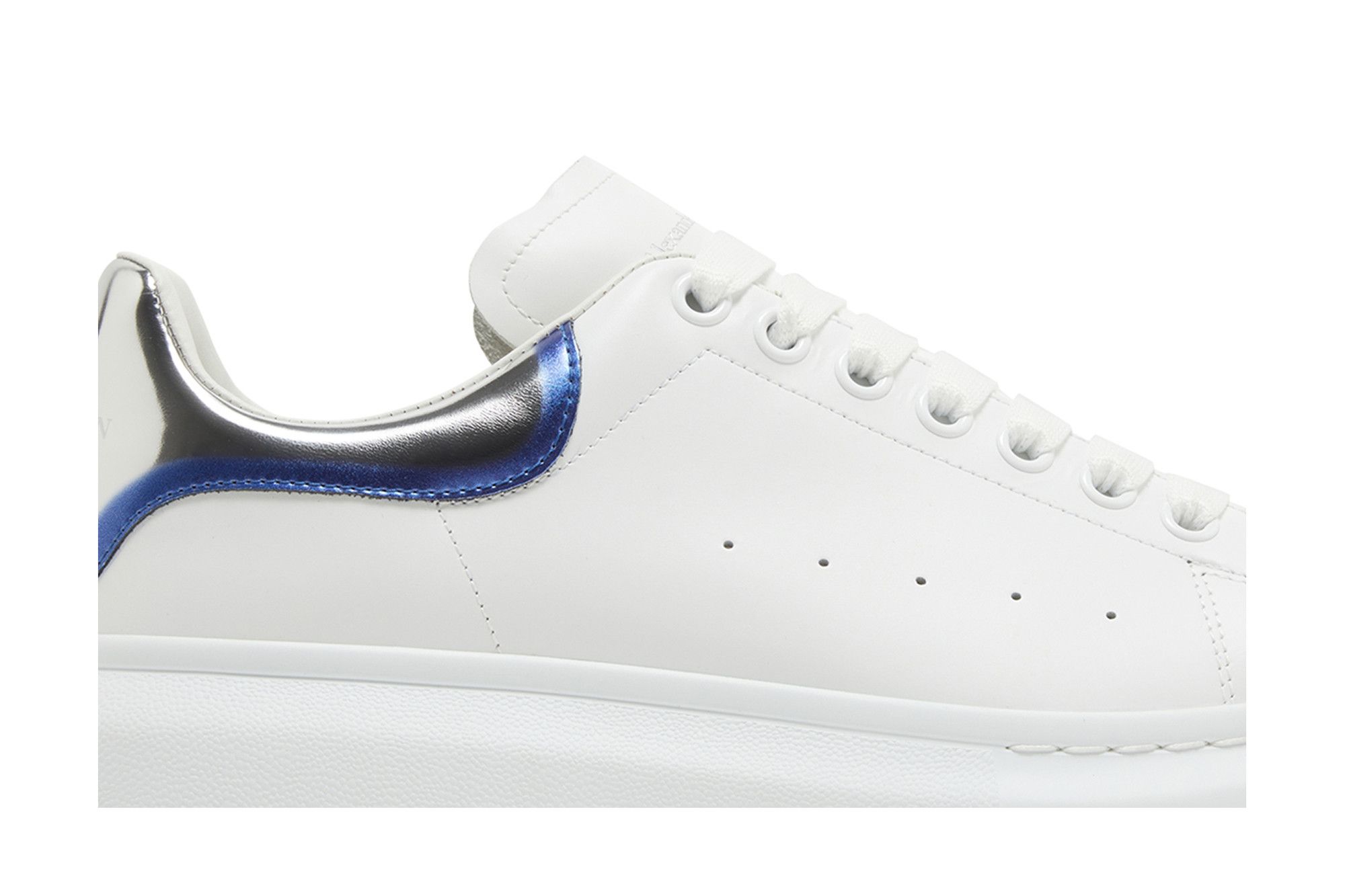 Buy Alexander McQueen Oversized Sneaker 'White Silver Blue