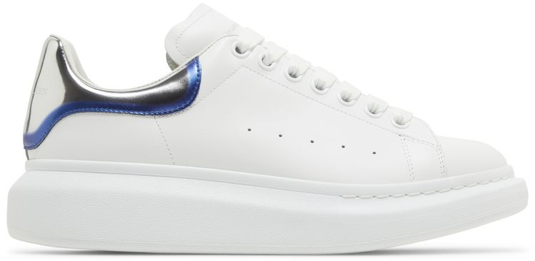 Alexander McQueen Oversized Sneaker White Silver Blue