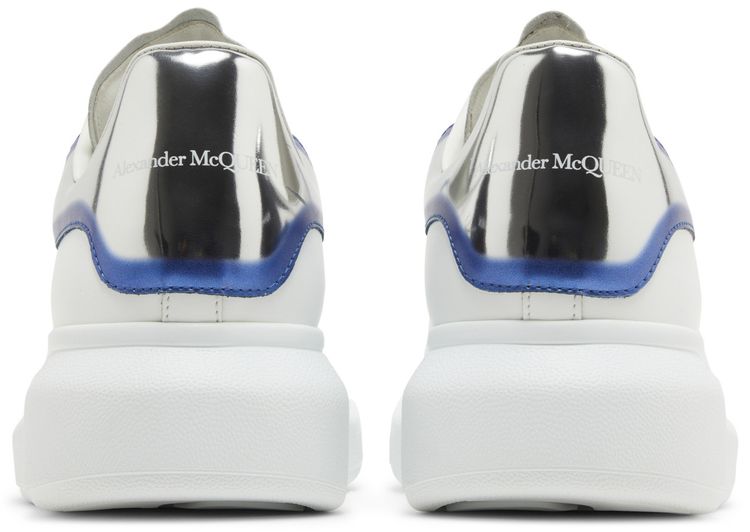 Alexander McQueen Oversized Sneaker White Silver Blue