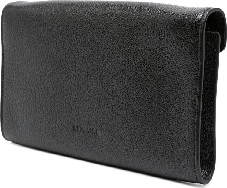 Lemaire Enveloppe Continental Wallet Black