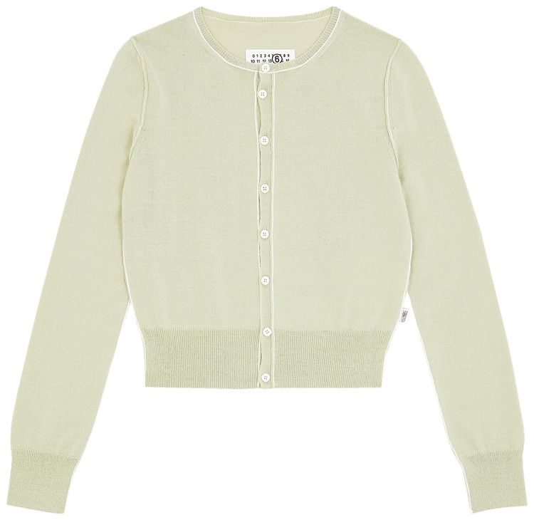 MM6 Maison Margiela Knit Cardigan Forest