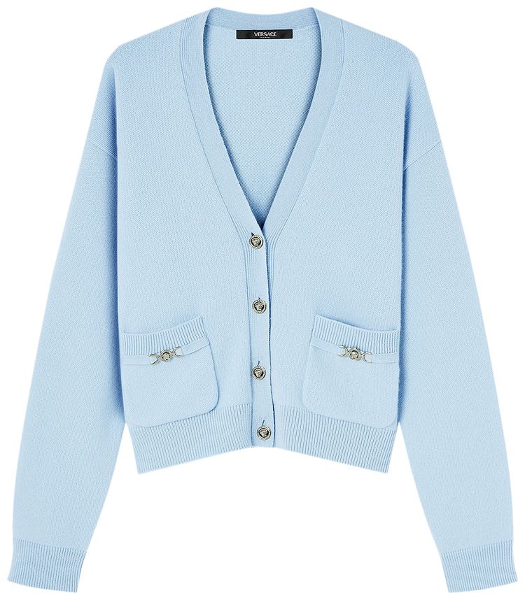 Versace Knit Sweater Pale Blue