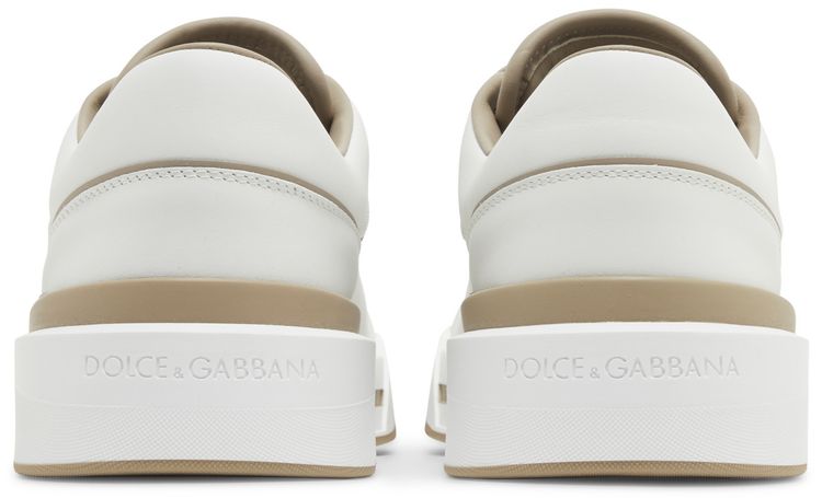 Dolce  Gabbana New Roma Low Bianco Taupe