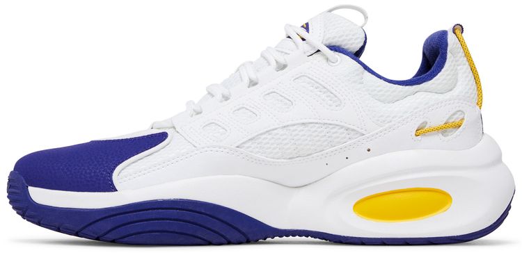 Reebok Solution Mid White Purple Gold