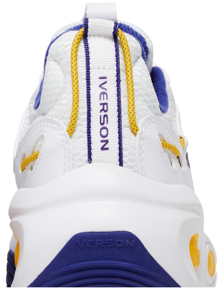 Reebok Solution Mid White Purple Gold