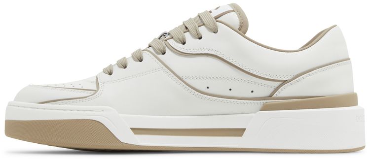 Dolce  Gabbana New Roma Low Bianco Taupe