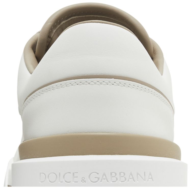 Dolce  Gabbana New Roma Low Bianco Taupe