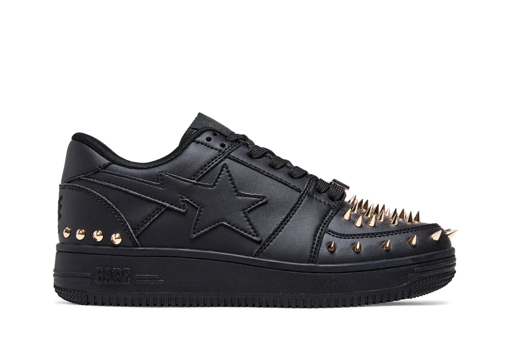 BAPESTA BLACK 26.5センチ A Bathing Ape Sk8 Sta #5 M2 Black Men's - 1K80-191-314-BLK