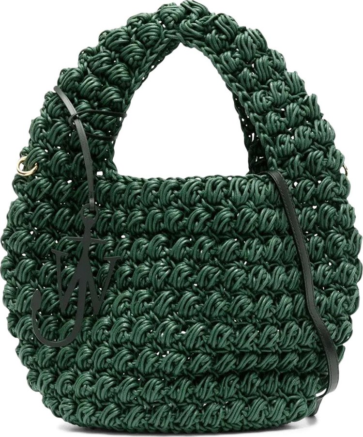 JW Anderson Popcorn Basket Crossbody Bag 'Green'