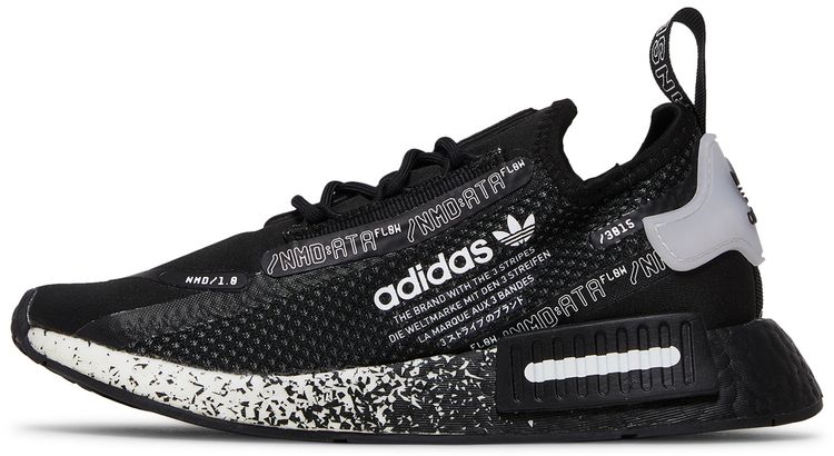 Adidas NMD R1 Spectoo J Black White