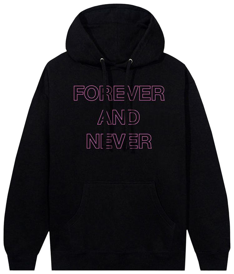 Anti Social Social Club Forever  Never Hoodie Black