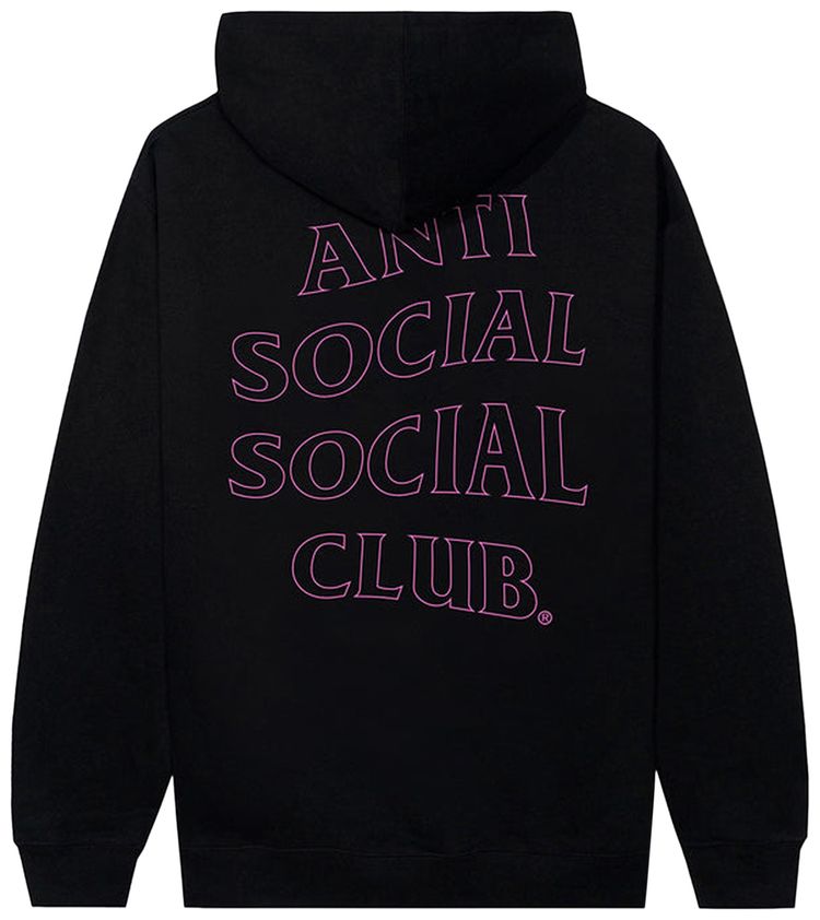 Anti Social Social Club Forever  Never Hoodie Black