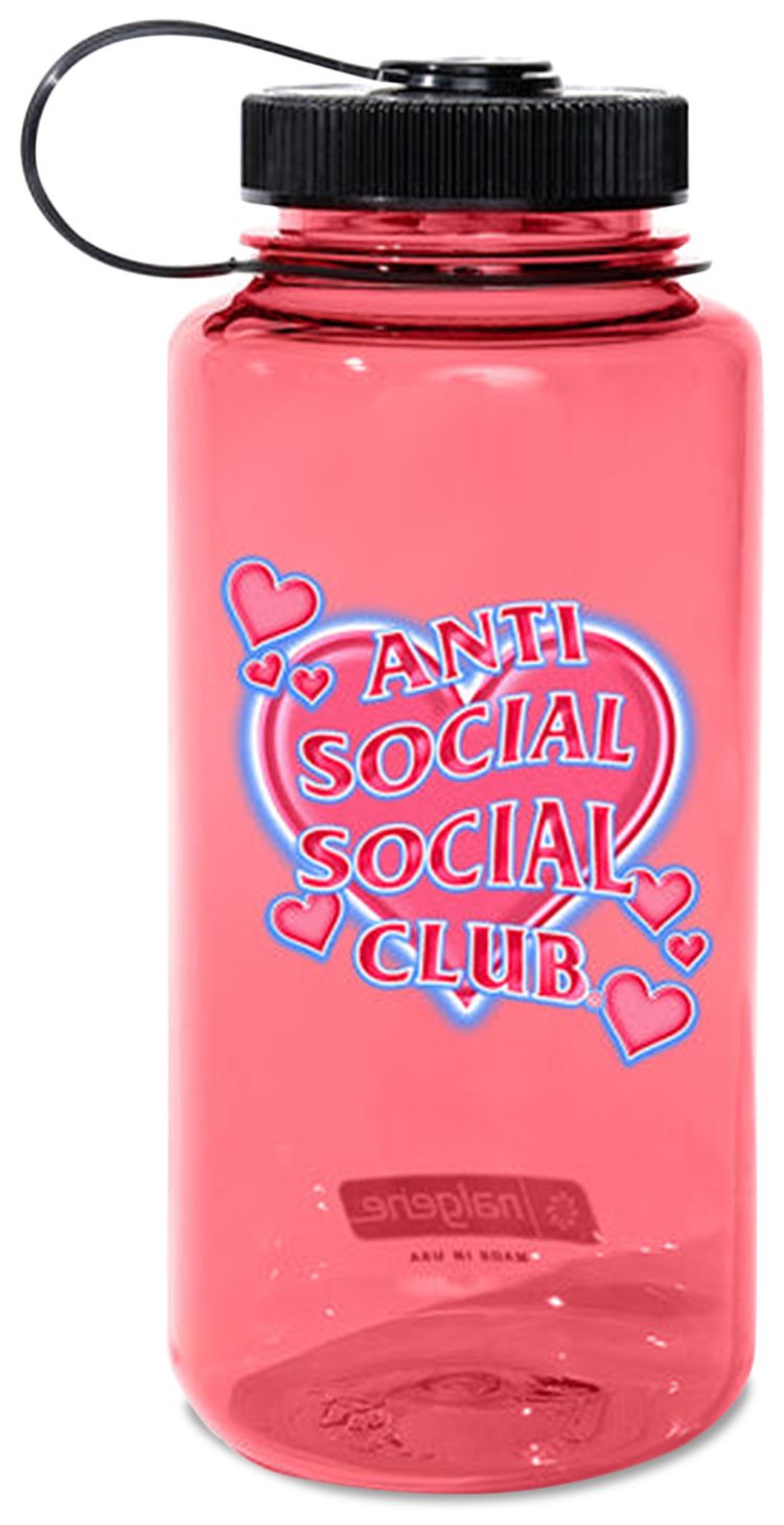Anti Social Social Club Gelasius Nalgene Pomegranate