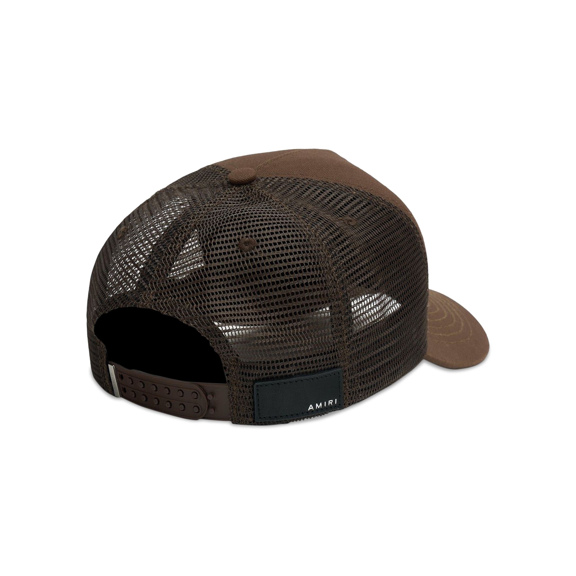 Buy Amiri Leather Star Trucker 'Brown' - PS24MAH022 210 BROW | GOAT