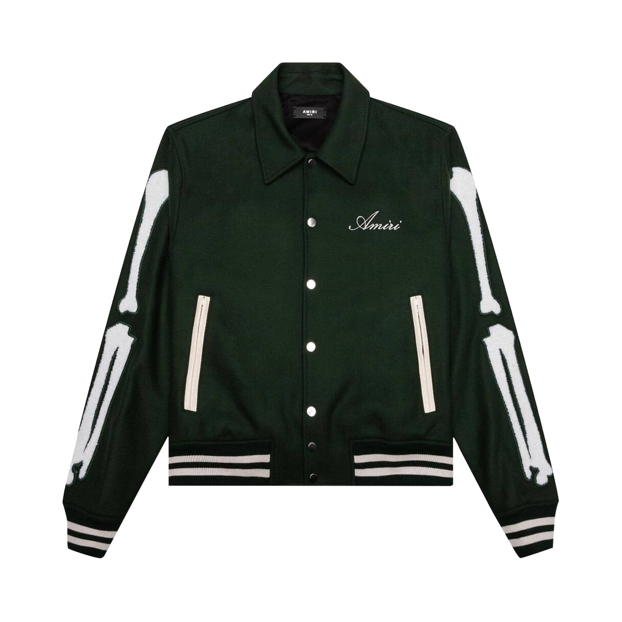 ジャケット・アウター AMIRI Women's Bones Jacket Rain forest Buy Amiri Bones Jacket 'Rain Forest' - PS24M0S063 428 RAIN | GOAT