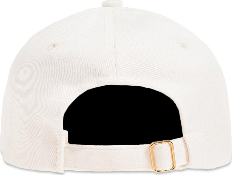 Casablanca Logo Patch Cap White