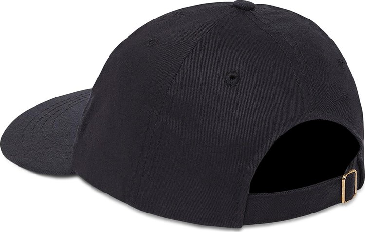 Casablanca Logo Patch Cap Black