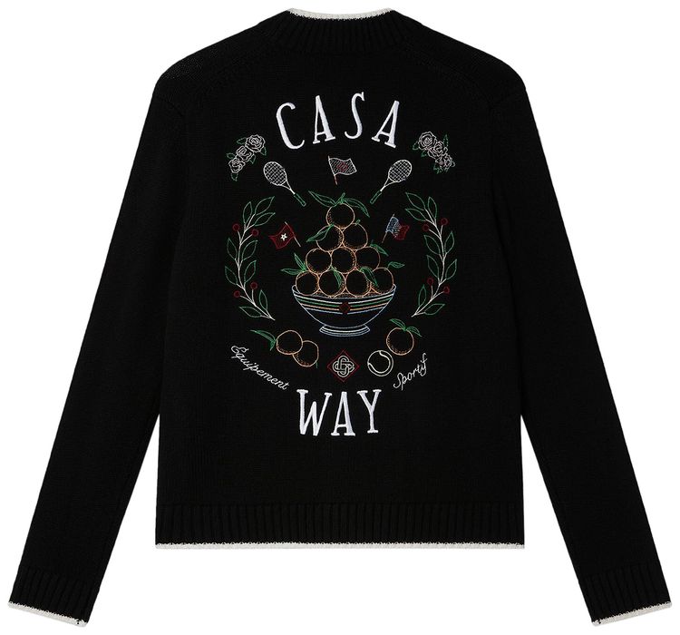 Casablanca Casa Way Cardigan Black