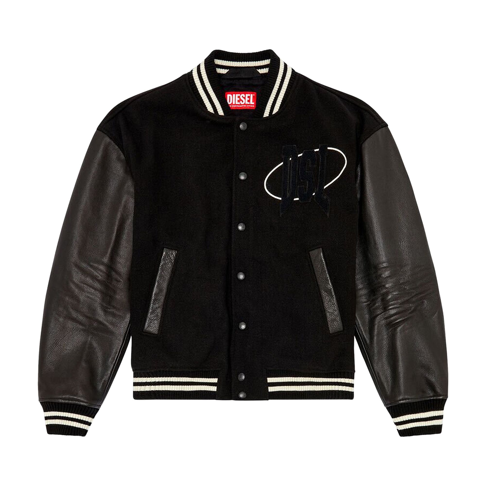 [Diesel] メンズ ジャケット L-FRANZ-PATCH A13794 Buy Diesel Franz Patch Bomber Jacket 'Very Black' - A13794 0LHAL