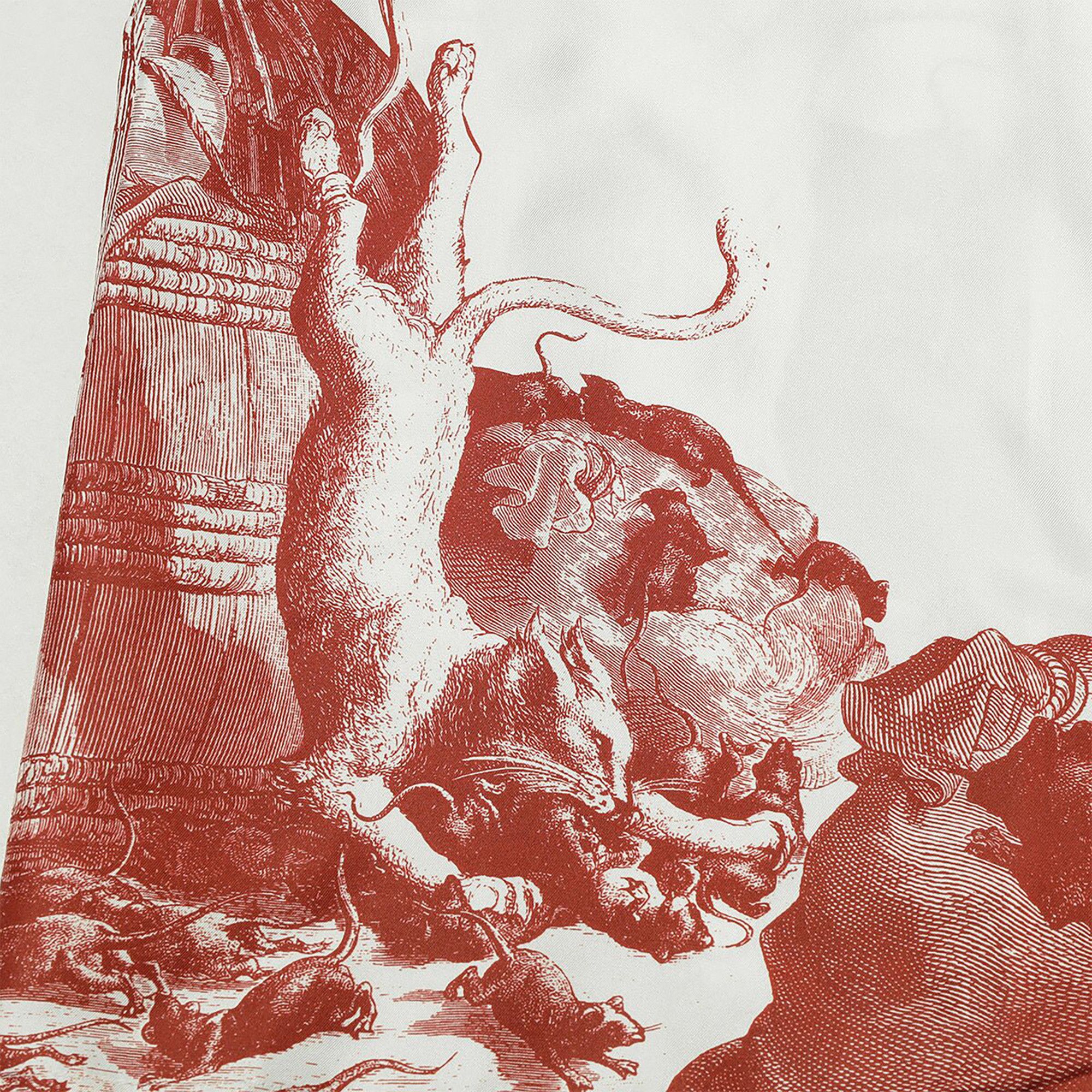 Size s Enfants Riches Déprimés Rat Palace Shirt 'White/Scarlet'