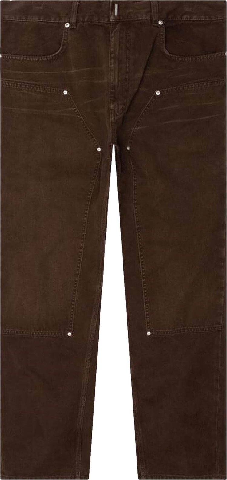 Givenchy Studded Carpenter Pants 'Brown'