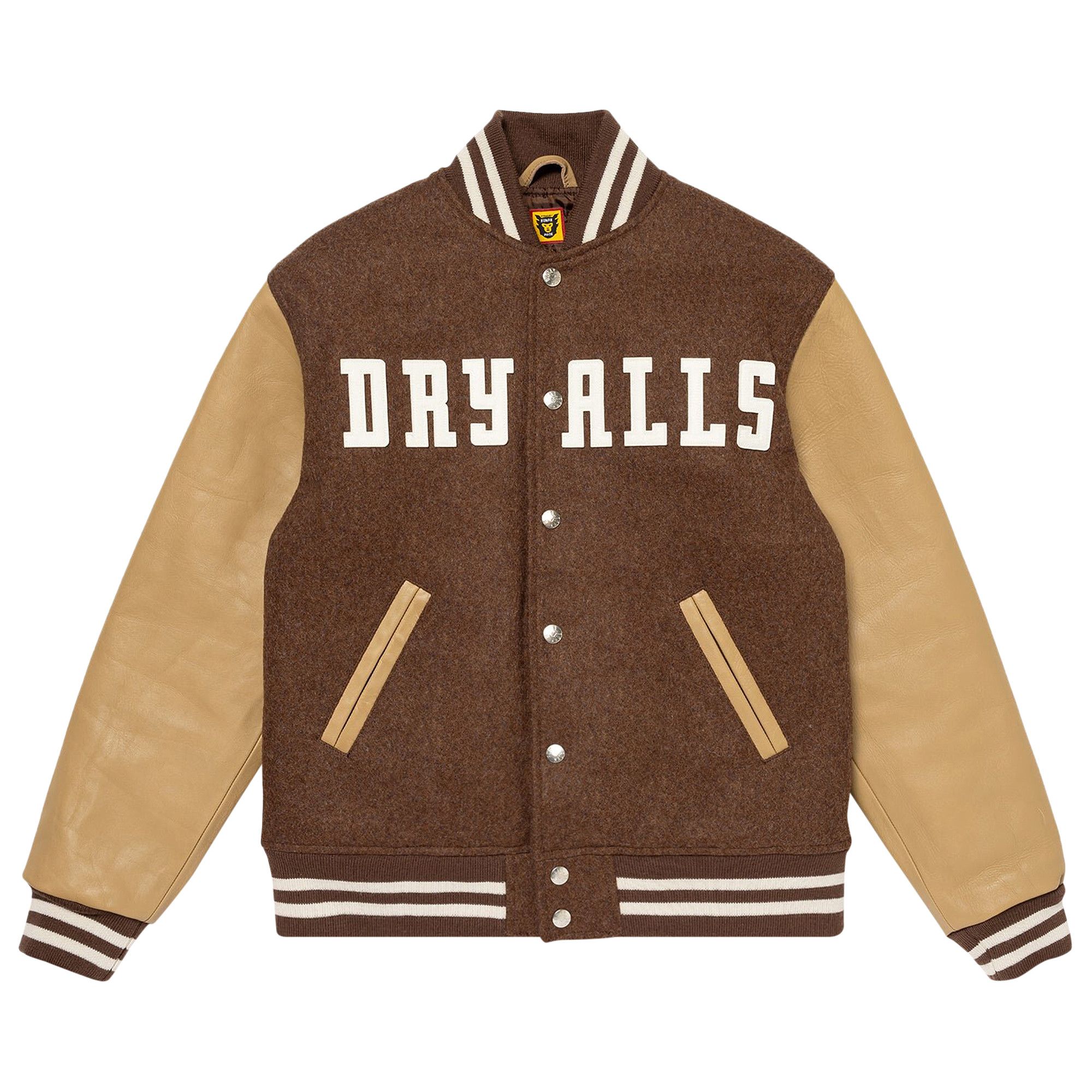 ★Urbandtype.★ Padded Fleece Varsity Jacket Brown UBDWJP002 Buy Human Made Varsity Jacket 'Brown' - HM26JK016 BROW | GOAT
