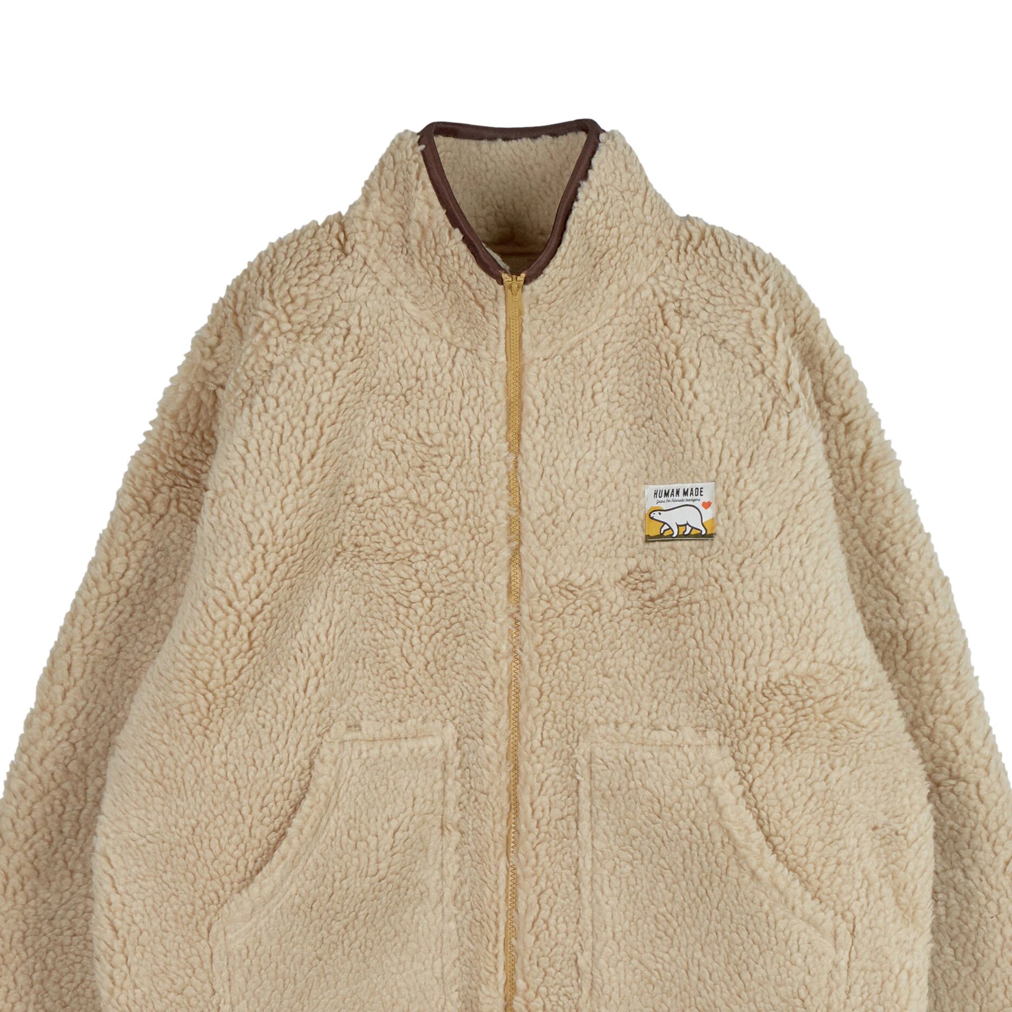 全商品オープニング価格！ HM26JK035 - 'Beige' Jacket Fleece Boa Made Human Buy BEIG GOAT | ジャケット・アウター