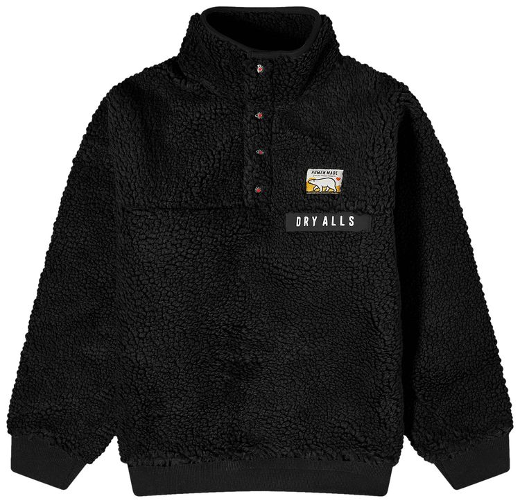 Human Made Boa Fleece Pullover Black