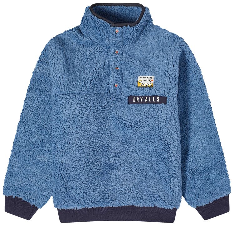 Human Made Boa Fleece Pullover Blue