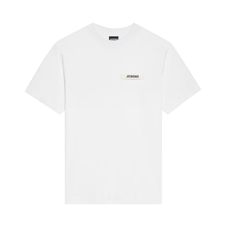 Jacquemus Le T Shirt Gros Grain White