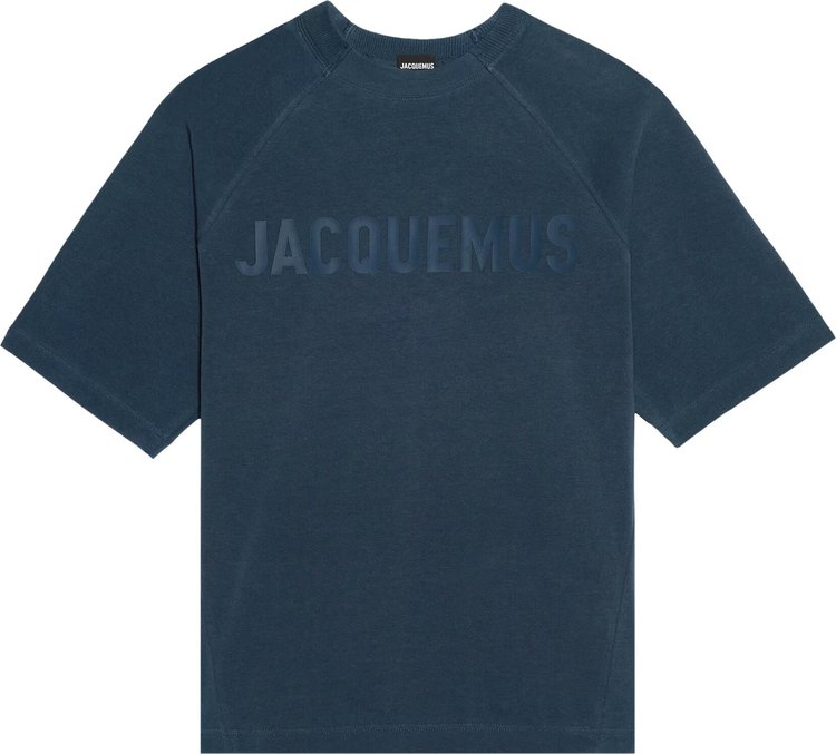 Jacquemus Le T-Shirt Typo 'Dark Navy'