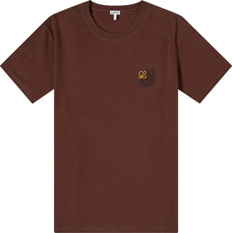 Loewe Regular Fit T-Shirt 'Chocolate Brown'