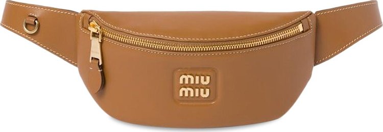 Miu Miu Leather Belt Bag 'Caramel'