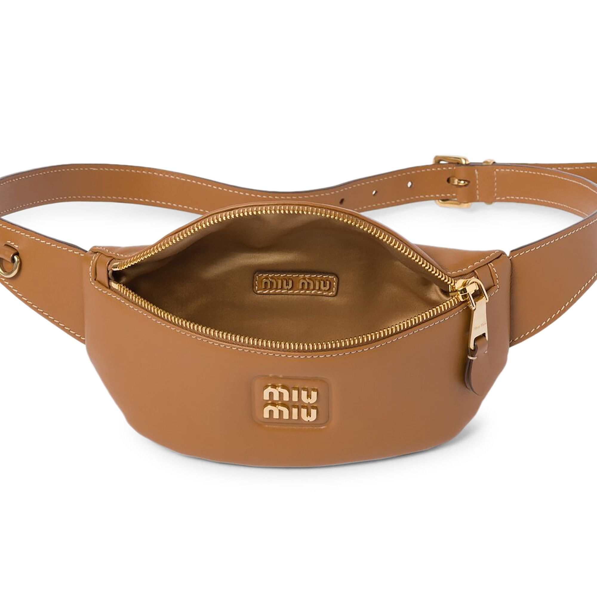 バッグ・カバンその他 MiuMiu | Leather belt bag 5BL015_2E6Y_F0002_V_OOO バッグ・カバンその他 MiuMiu | Leather belt bag