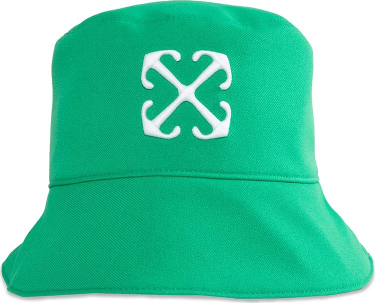 Off-White Reversible Arrow Bucket Hat 'Green/Black'