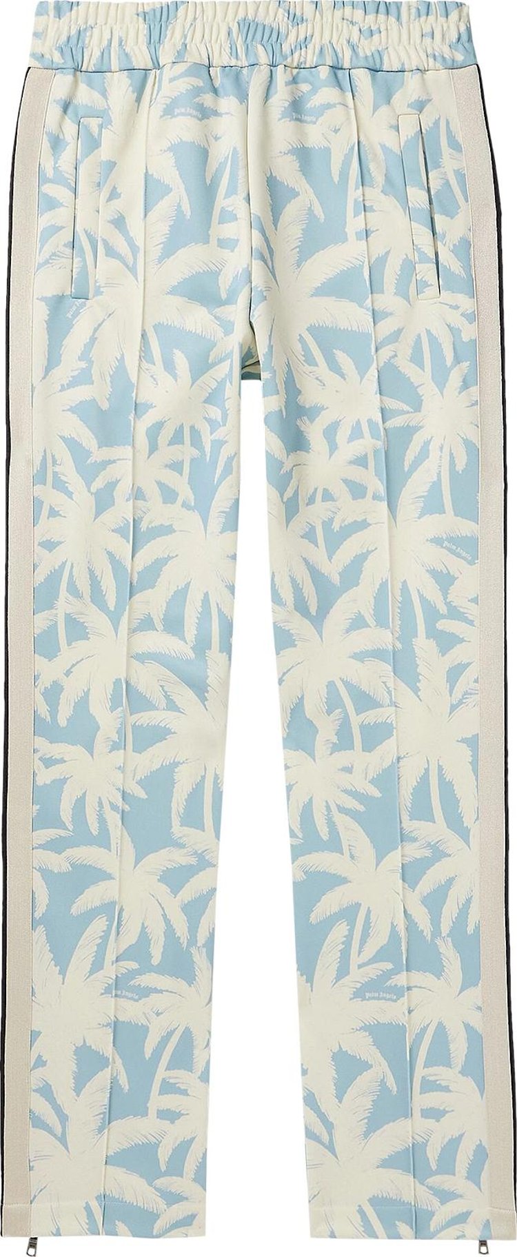 Palm Angels Palms All Over Track Pants 'Light Blue/Off White'