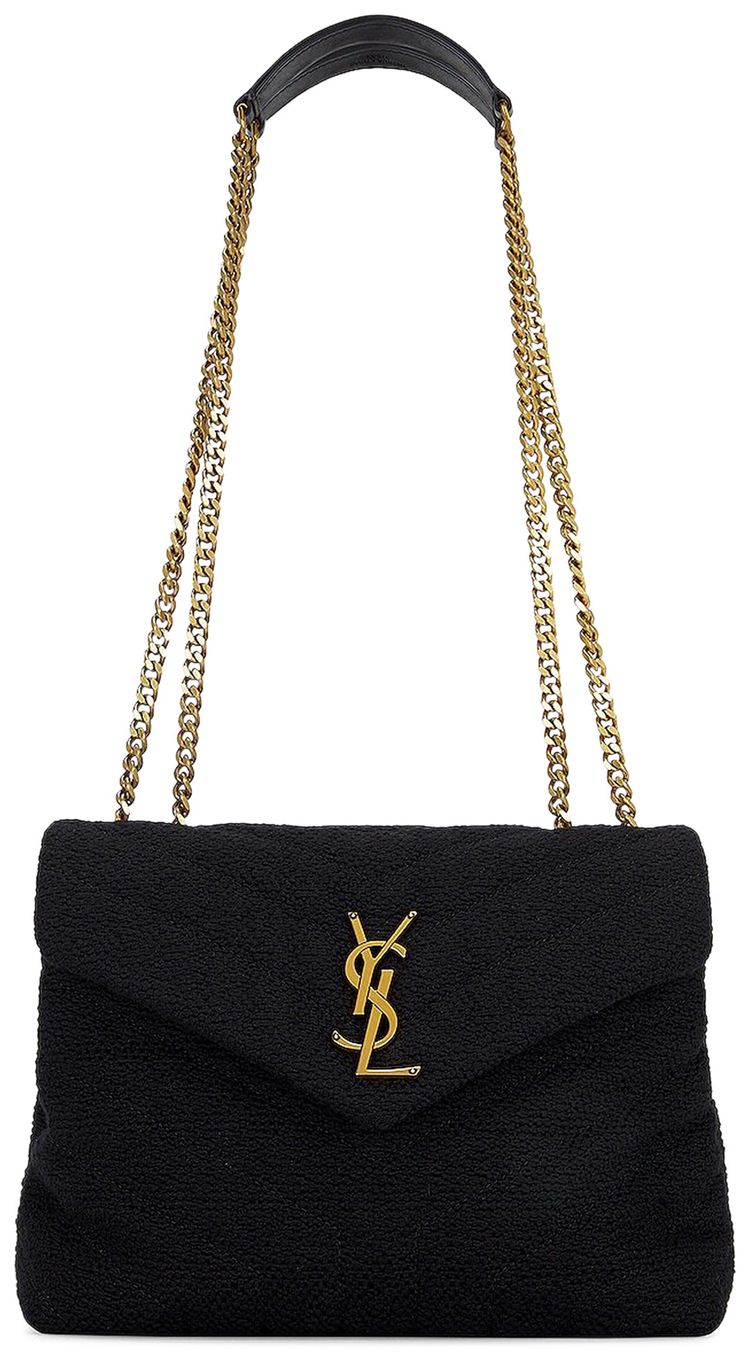 Saint Laurent Small Loulou Shoulder Bag Black